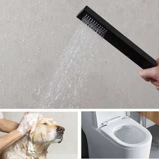 Girolamo - Modern Single Lever Waterfall Head Shower Set