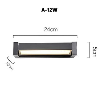 Cletus - Long Strip Rotatable LED Aluminium IP65  Wall Lamp
