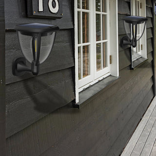 Romnie - Solar Panel Wall Sconce Outdoor  LED Wall  Lamp