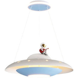 Aelius - Children's Room Astronaut UFO Hanging Ceiling Light