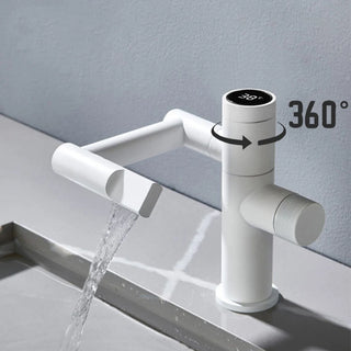 Delois - Modern Rotating Digital Display Basin Mixer Tap-