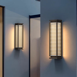 Xander - Stainless Steel Rectangular Anti Rust Outdoor Wall Light