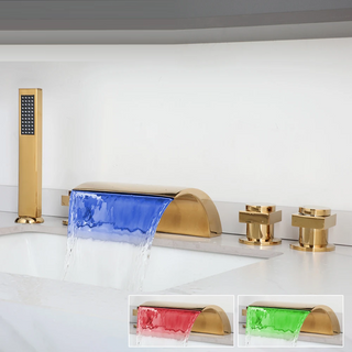 Nore - Modern Waterfall Bathtub Tap/Shower Set