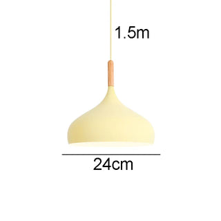 Simon - Modern Teardrop Wood Hanging Nordic Ceiling Pendant Light