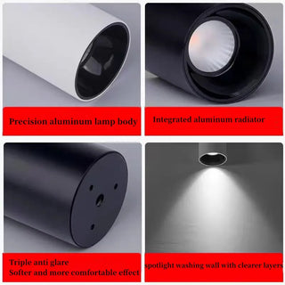 Samail - Surface Mounted Modern Ultra Bright LED Round Ceiling Downlight