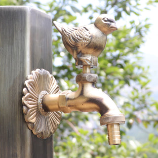 Elnora - Garden Faucet Antique Brass Animal Cold Water Fauce