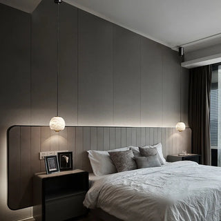 Amal - Cream Marble Ball LED Pendant Ceiling Light