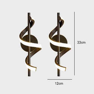 Lira - Modern LED Spiral LED Round Ceiling Light