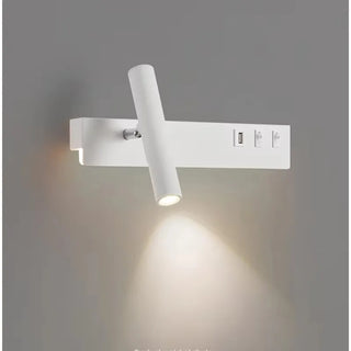 Christal - Nordic Modern Reading LED Creative Rotatable Spotlight Wall Lamp With Switch