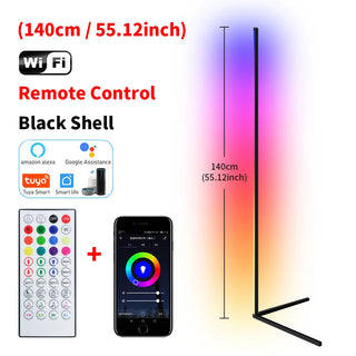 Arina - Modern Thin Bar RGB LED Floor Light