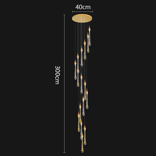 Harraz - Crystal Pendant Ceiling Chandelier