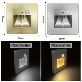 Blaise - Smart Recessed Sensor Modern Wall Stair Aisle Light