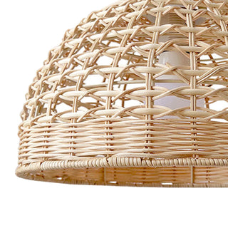 Lublin - Natural Rattan Hand-Woven Bamboo Ceiling Pendant Light