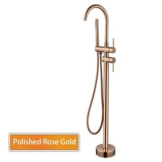 Arista - Freestanding Floor Mount Bathtub Tap Set with Handheld Shower