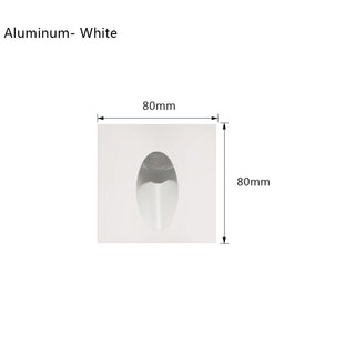 Darcey - Recessed Modern Aluminum Stair Wall Light