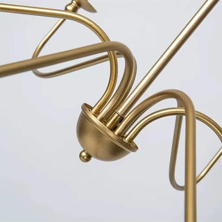 Annya - Vintage Candle Style Industrial Chandelier