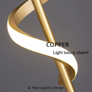 Lira - Modern LED Spiral LED Round Ceiling Light