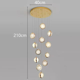 Gennie - Crystal Ceiling Pendant Chandelier