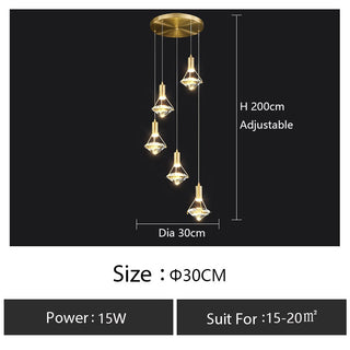 Seema - Hanging Ceiling Pendant Chandelier