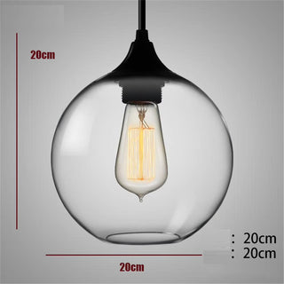 Millie - Transparent Glass Bubble Led Pendant Lights