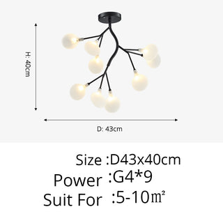 Sawyer - Modern Gold Hanging LED Strip Round Ceiling Chandelier
