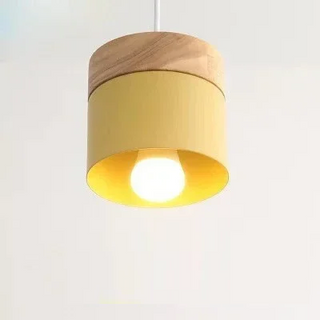 Maribo - Nordic Wood Round Pendant Hanging Ceiling Light