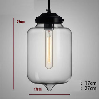 Millie - Transparent Glass Bubble Led Pendant Lights