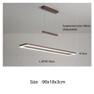 Ava - Minimalist Modern Wood Hanging Lamp