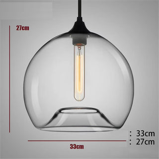 Millie - Transparent Glass Bubble Led Pendant Lights