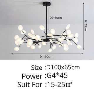 Sawyer - Modern Gold Hanging LED Strip Round Ceiling Chandelier