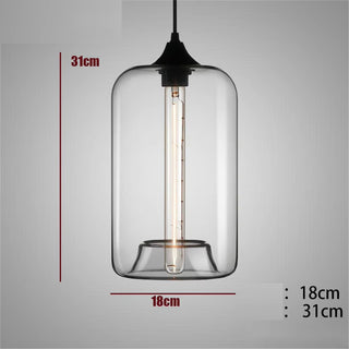 Millie - Transparent Glass Bubble Led Pendant Lights