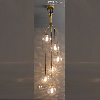 Evie - Modern Hanging Ball Ceiling Chandelier