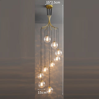 Evie - Modern Hanging Ball Ceiling Chandelier