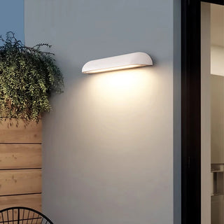 Melodie - LED White Opal Glass IP44 Outdoor Wall Washer Light