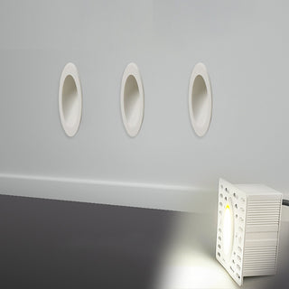 Jewel - Round Recessed Modern Stair Wall Light