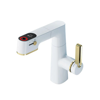Cherlyn - Pull Out Basin Mixer LED Temperature Tap 360° Rotatable