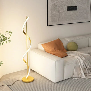 Edmond - Modern LED Twisted Floor Lamp