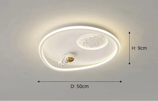 Andi - Surface Mounted Astronaut LED Round Ceiling Light Children's Room
