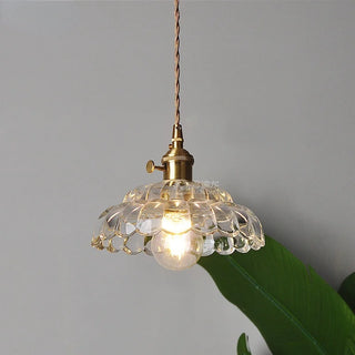 Allen - Glass Round Pendant Hanging Ceiling Light