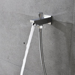 Kaska - Thermostatic Complete Shower System Set with Rough-in-Valve Large flow LED
