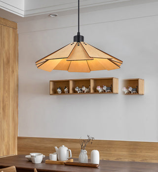 Cornell - Creative Pastoral Wooden Ceiling  Pendant