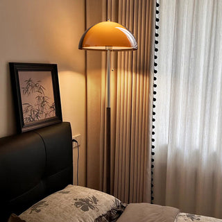 Caldren - Dark Brown Acrylic E27 Floor Lamp