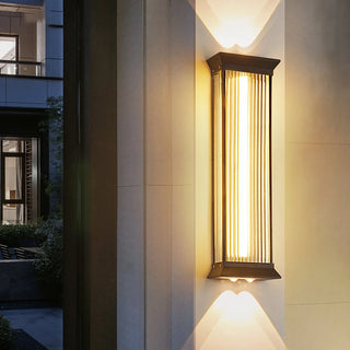 Julian - Stainless Steel Rectangular Acrylic Outdoor Wall Light