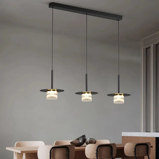 Welkom -  Modern Industrial Multi Head Black Hanging Pendant Ceiling Light