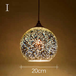 Sabro - Firework Glass Ball Hanging Pendant Ceiling Light