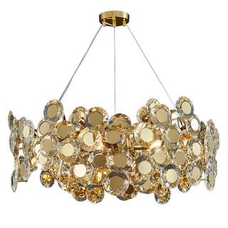 VetraGlow - Modern Round Ball Glass Hanging Chandelier
