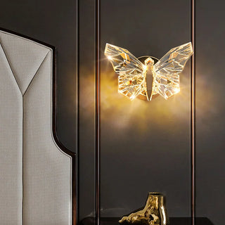 Colter - Modern Crystal Butterfly Wall Light And Pendant Hanging Ceiling Light