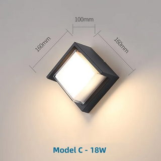 Oscar - Smart LED Outdoor Rectangle Wall Light