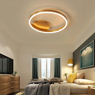 Lync - Modern Round Multi Ring Semi-Flush Ceiling Light