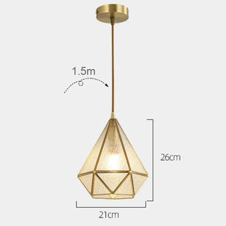 Trofa - Luxury Crystal Modern LED Geometric Glass Pendant Lights